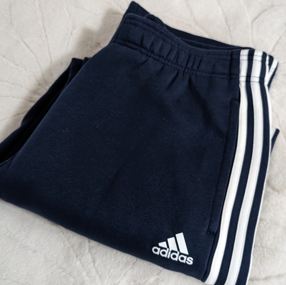 NWT Mens Adidas sweatpants Navy Medium - Picture 2 of 6
